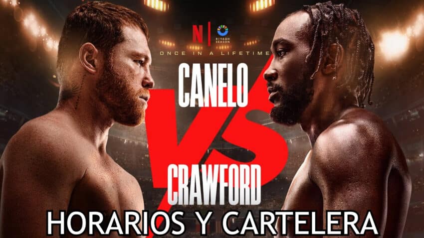 Cartel promocional “Canelo vs Crawford” – Pelea 13 septiembre 2025, Allegiant Stadium, Las Vegas