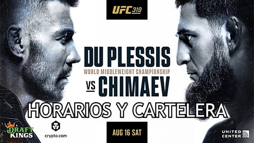 Póster UFC 319 – Du Plessis vs. Chimaev