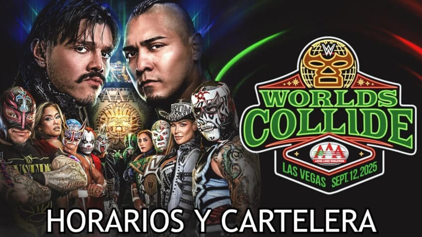 Cartel de WWE Worlds Collide 2025 en Las Vegas – 12 de septiembre